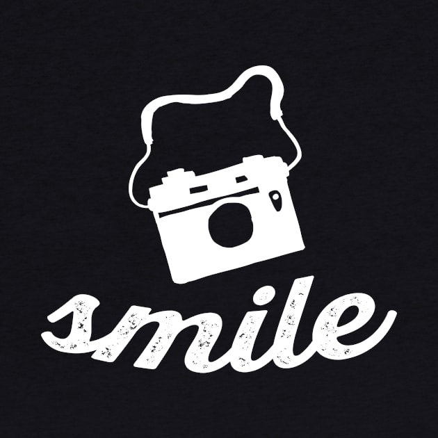 Smile vintage Camera Photography by Foxxy Merch